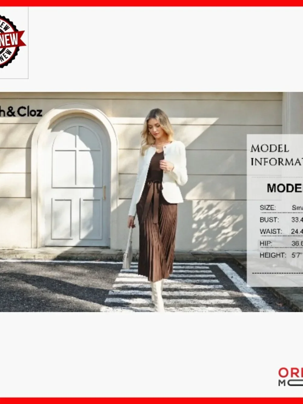 Wool Blend Tie Waist Pleated Sweater Dress Long Sleeve V Neck A Line